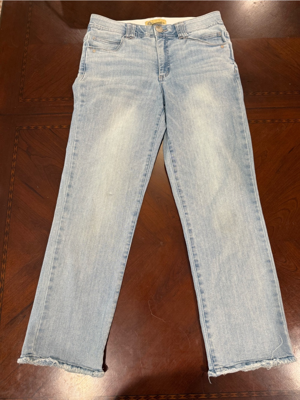 Democracy Light Wash Ankle Crop Jeans - Light Blue